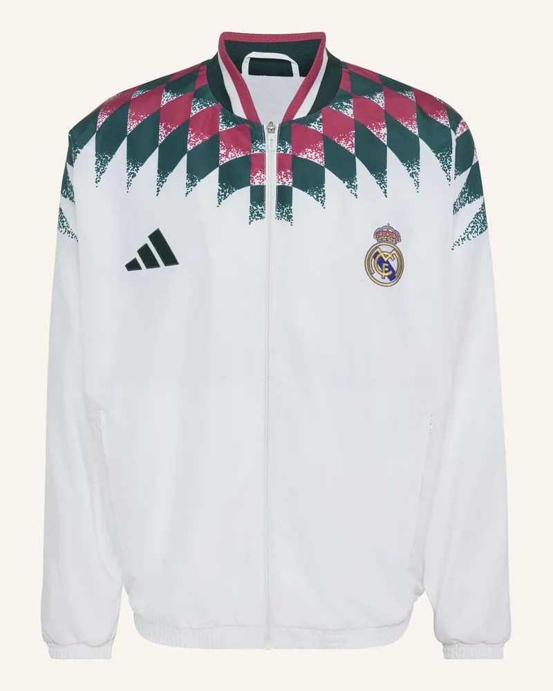adidas Real Madrid Stadium Trainingsjacke weiss Weiss