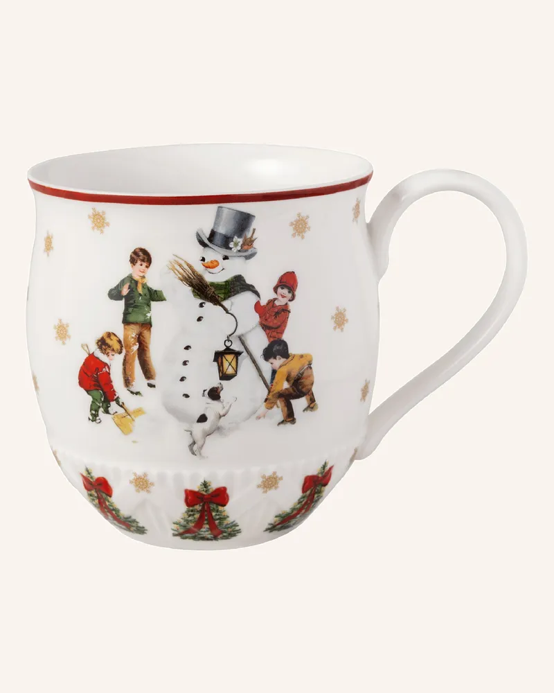 Villeroy & Boch Henkelbecher, Schneemann bauen TOY'S FANTASY Gelb