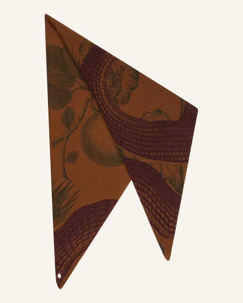 Friendly Hunting Dreieckstuch aus Cashmere Braun