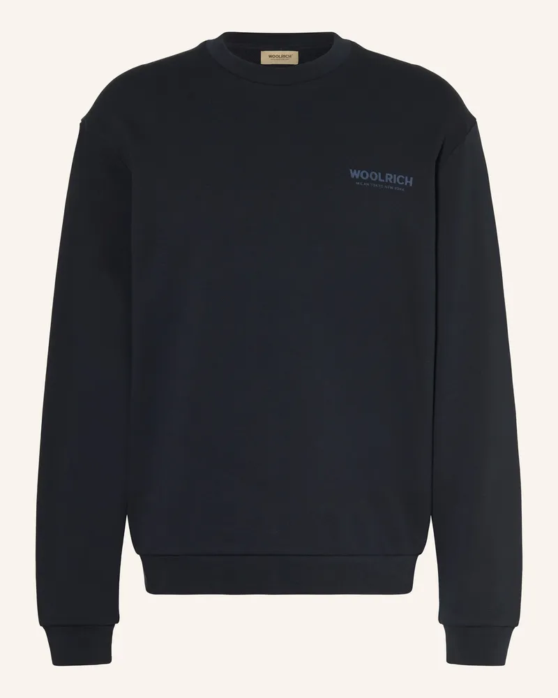 Woolrich Sweatshirt blau Dunkelblau