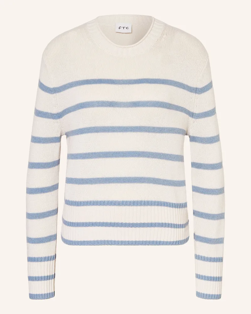 FTC Cashmere Pullover mit Cashmere Weiss