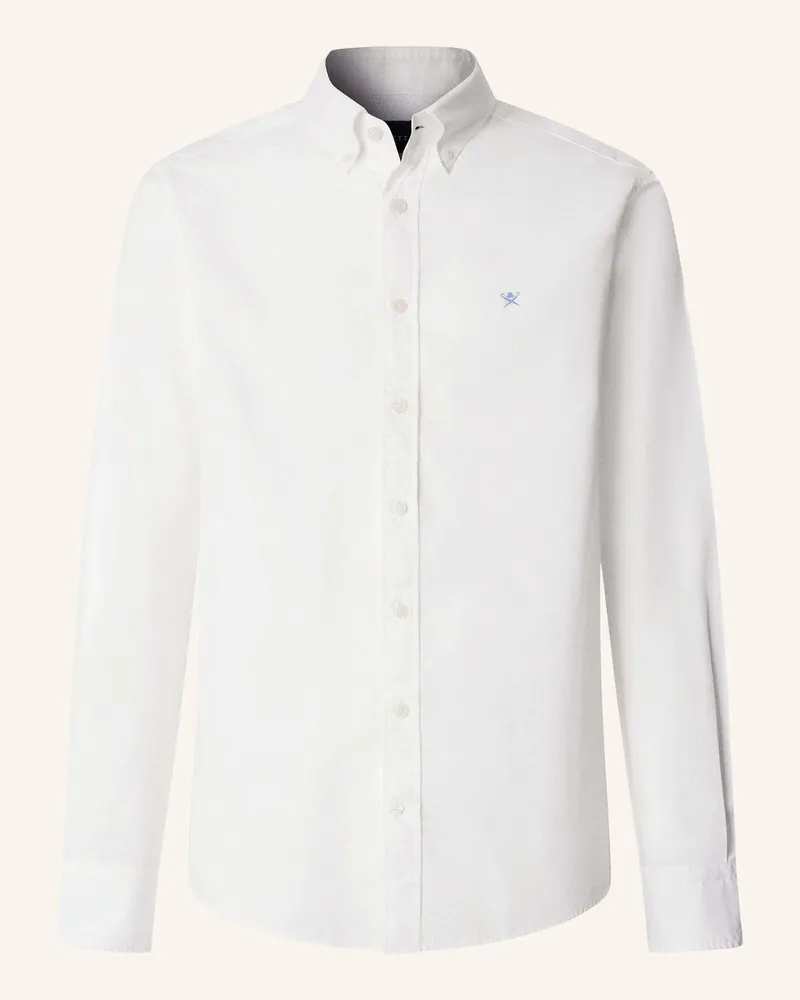 Hackett Freizeithemd Ess Gmt Dyed Oxford weiss Weiss