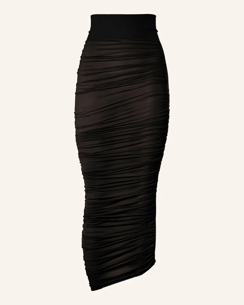 Wolford Wolford Skirt Sheer Drape Skirt schwarz Schwarz