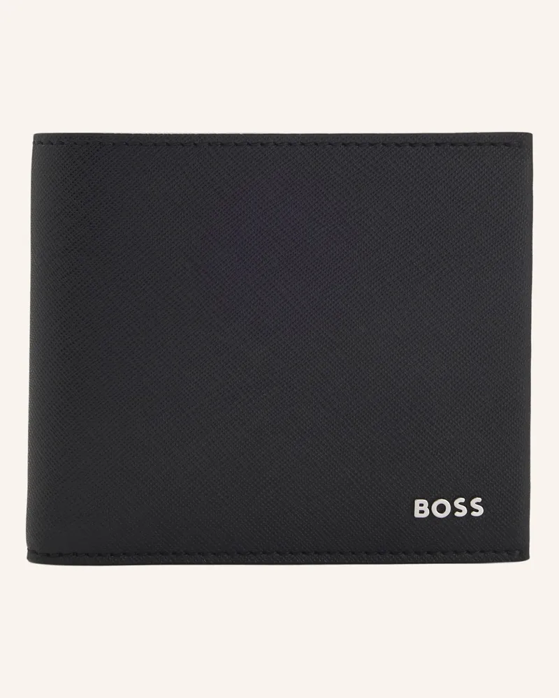 HUGO BOSS Brieftasche Northon_4Cc Coin schwarz Schwarz