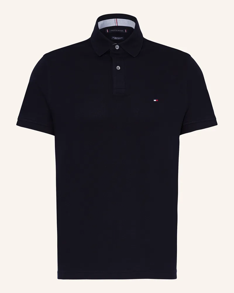 Tommy Hilfiger Piqué-Poloshirt Regular Fit Dunkelblau