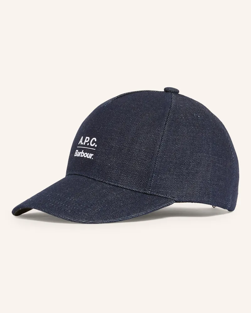 Barbour Jeans-Cap blau Blau