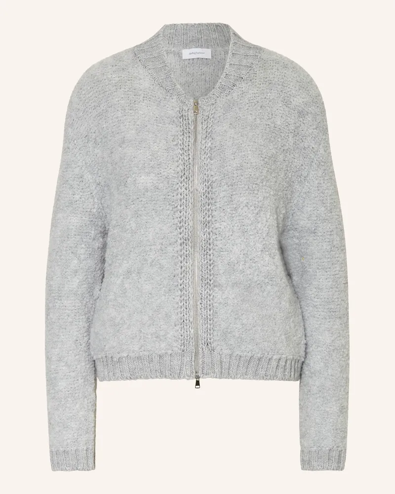 Darling Harbour Strickjacke Silbergrau