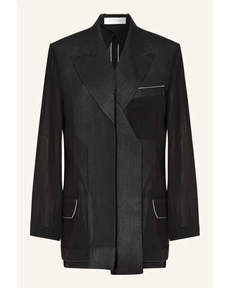 Victoria Beckham Longblazer Schwarz