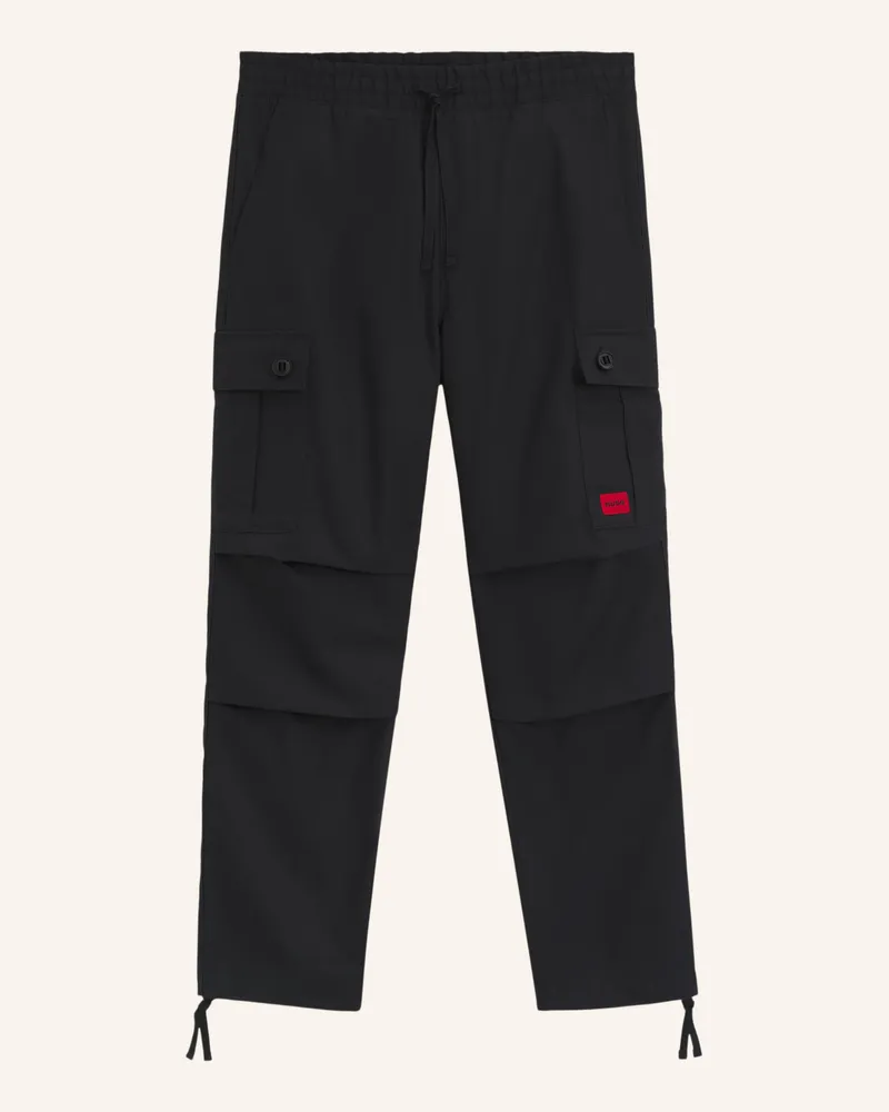 HUGO BOSS Casual Hose GARLO233 Slim Fit Schwarz