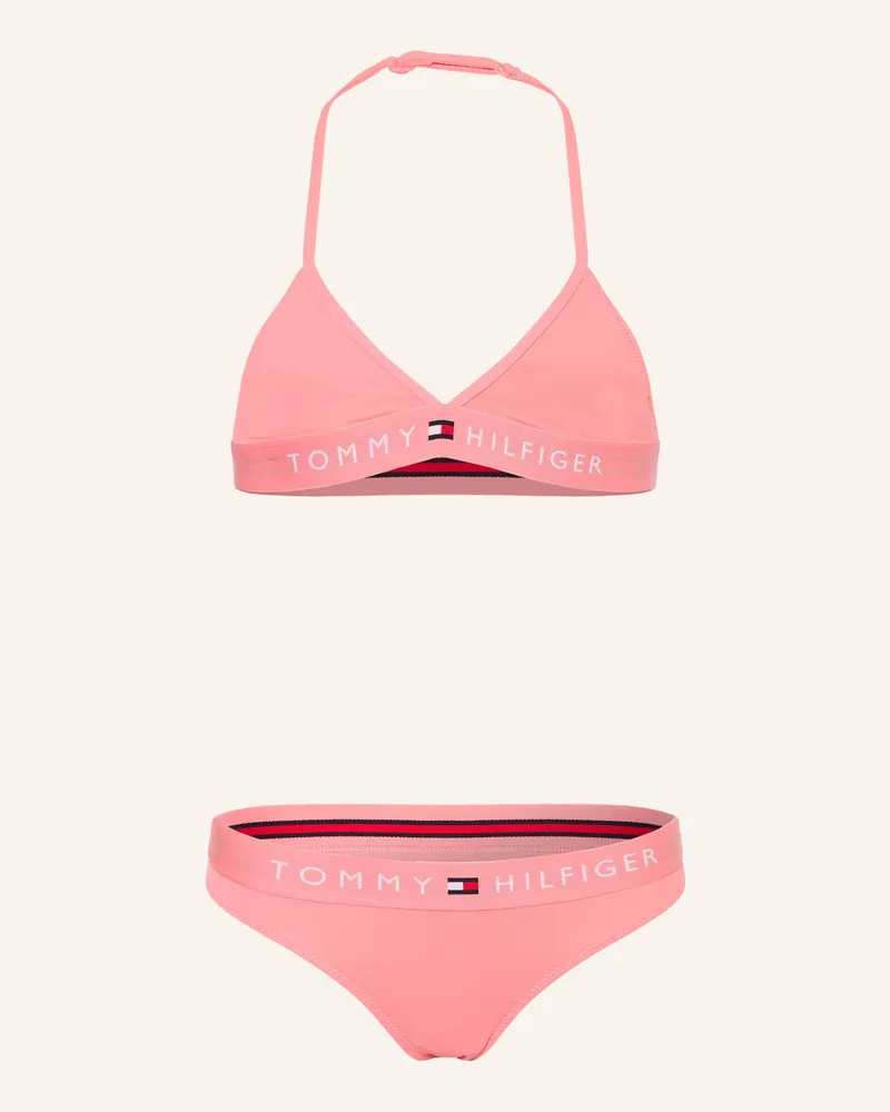 Tommy Hilfiger Triangel-Bikini pink Hellrot