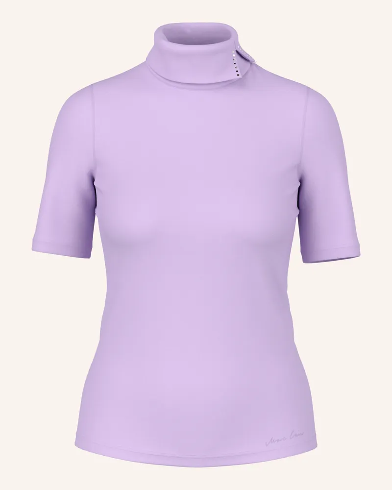 Marc Cain Rollkragenshirt Mit Schmuckperlen lila Lila