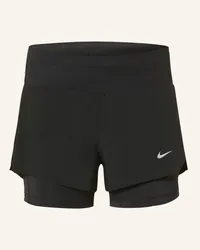 Nike 2-in-1-Laufshorts DRI-FIT SWIFT Schwarz