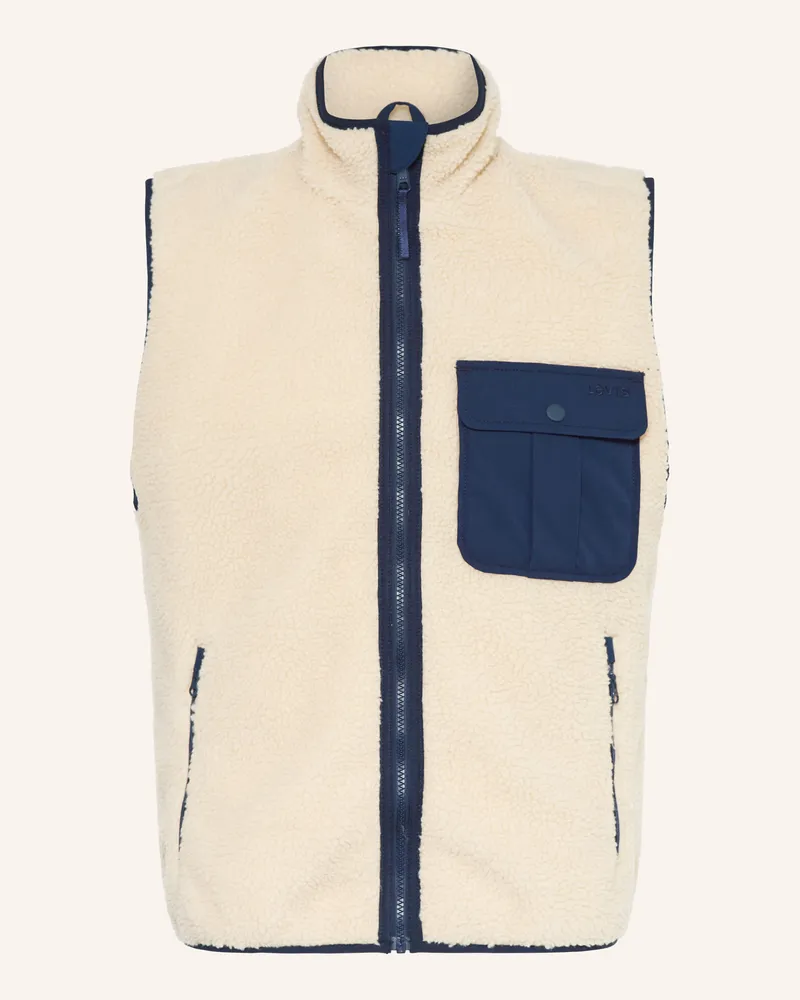 Levi's Teddyfell-Weste JOONIE Ecru