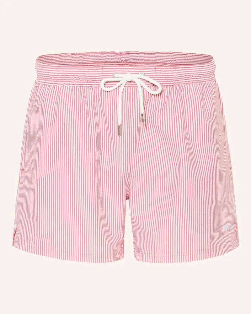 HUGO BOSS Badeshorts VELVETFISH Dunkelrot