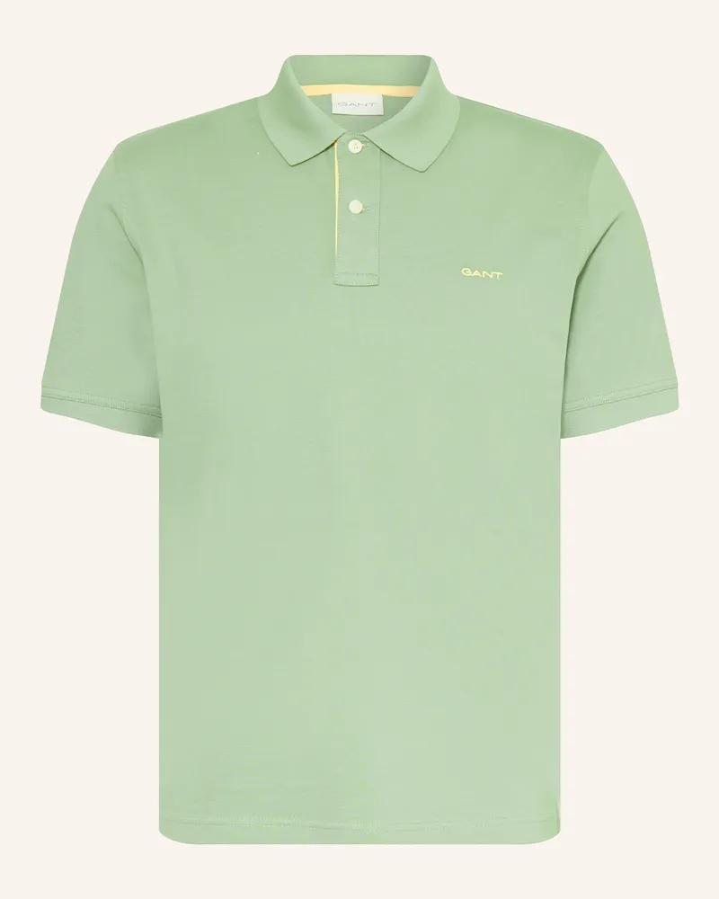 Gant Piqué-Poloshirt Hellgrün