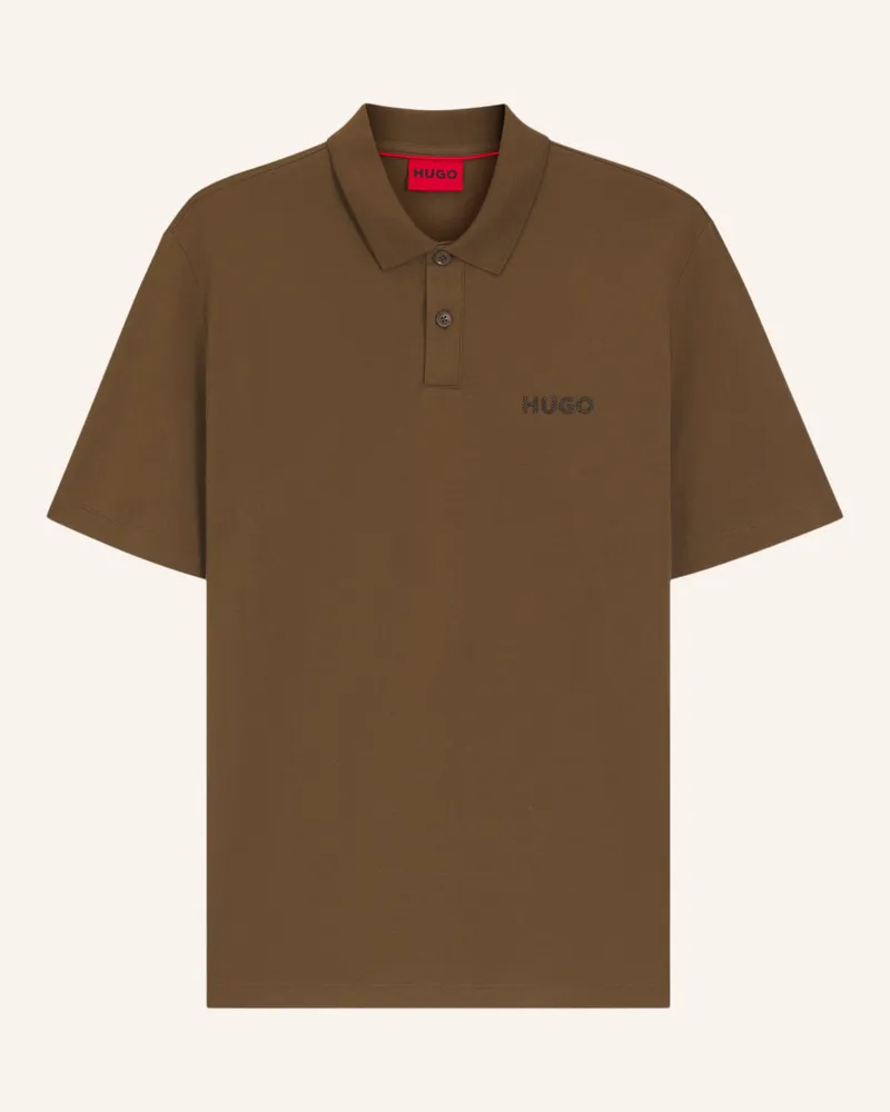 HUGO BOSS Poloshirt DIRLMERE Regular Fit Braun