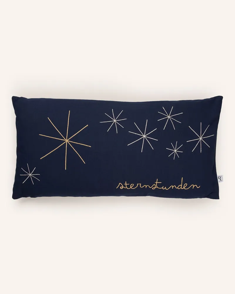 räder Dekokissen STERNSTUNDEN Dunkelblau