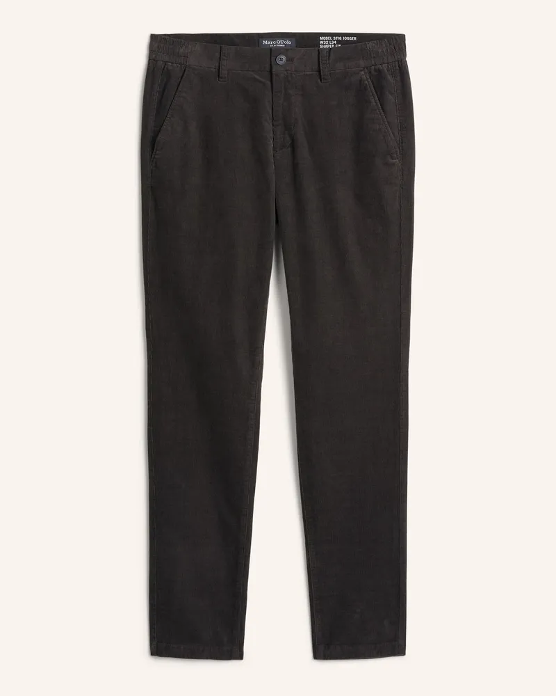 Marc O'Polo Cordhose Model Stig Jogger grau Dunkelgrau