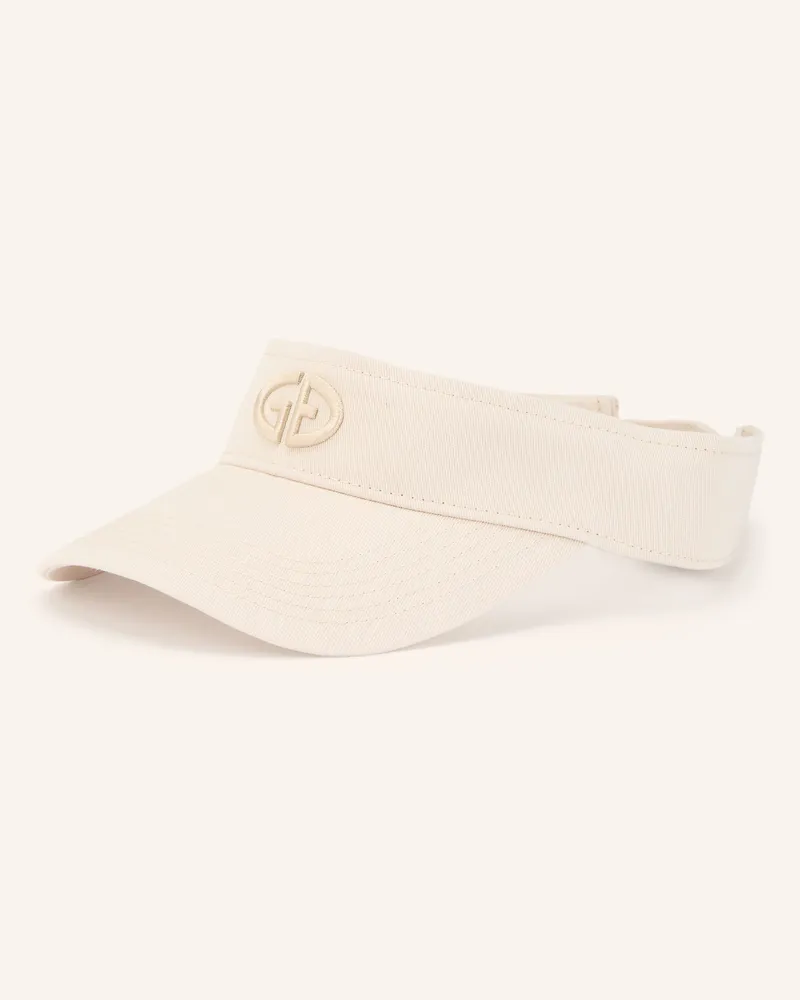 GOLDBERGH Visor-Cap Match weiss Beige
