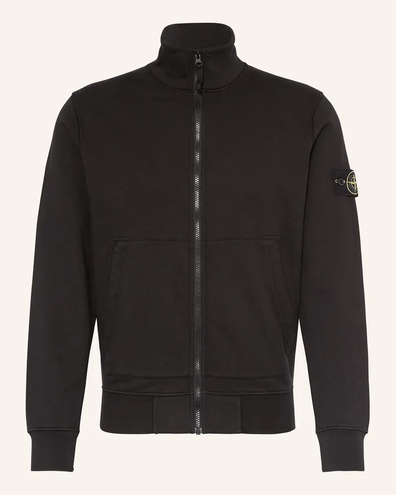 Stone Island Sweatjacke Schwarz