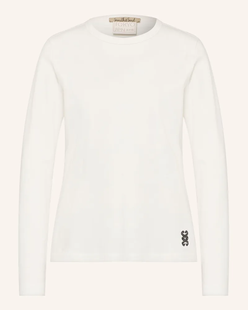 Smith & Soul Longsleeve weiss Creme