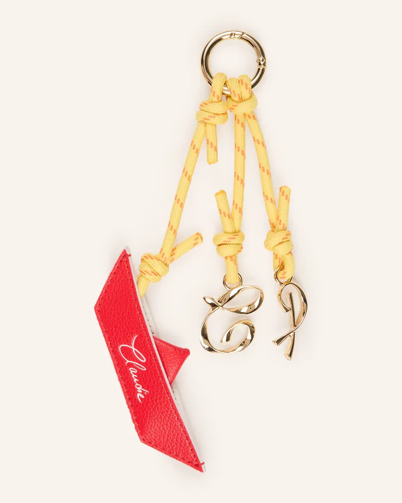 Claudie Pierlot Schlüsselanhänger rot Gelb