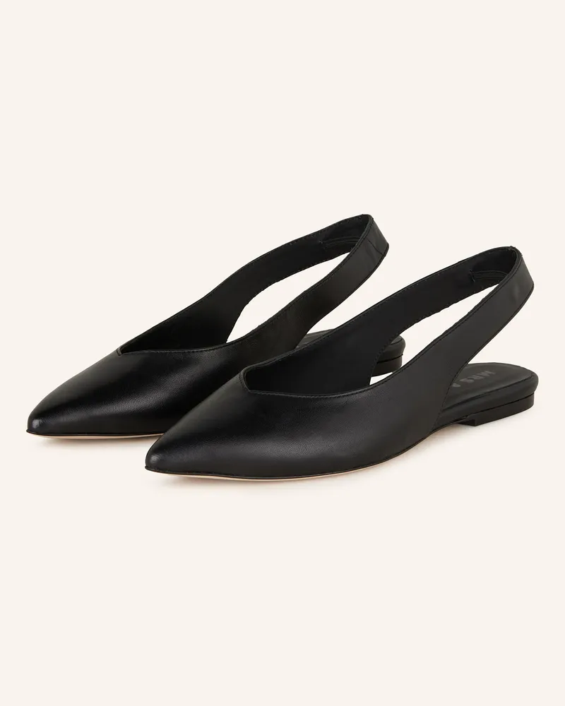 Mrs & HUGS Slingballerinas schwarz Schwarz