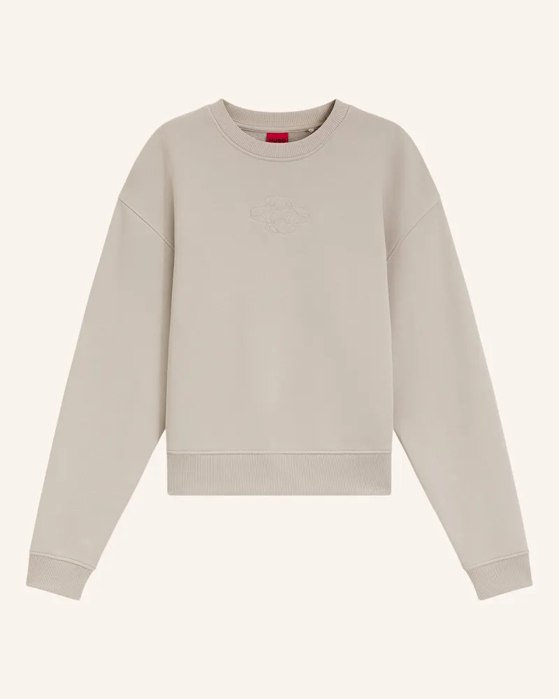 HUGO BOSS Sweatshirt Daxandria_1 Regular Fit grau Grau