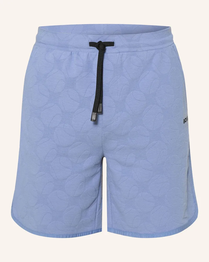 HUGO BOSS Sweatshorts MEMBER Hellblau