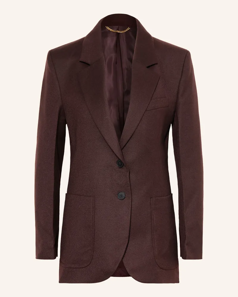 Victoria Beckham Blazer Katherine rot Dunkellila
