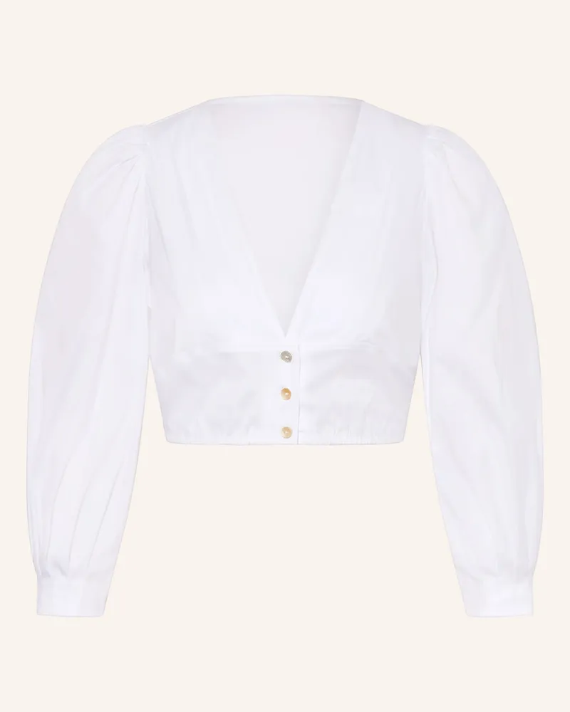 Sportalm Dirndlbluse Mit 3/4-Arm weiss Weiss