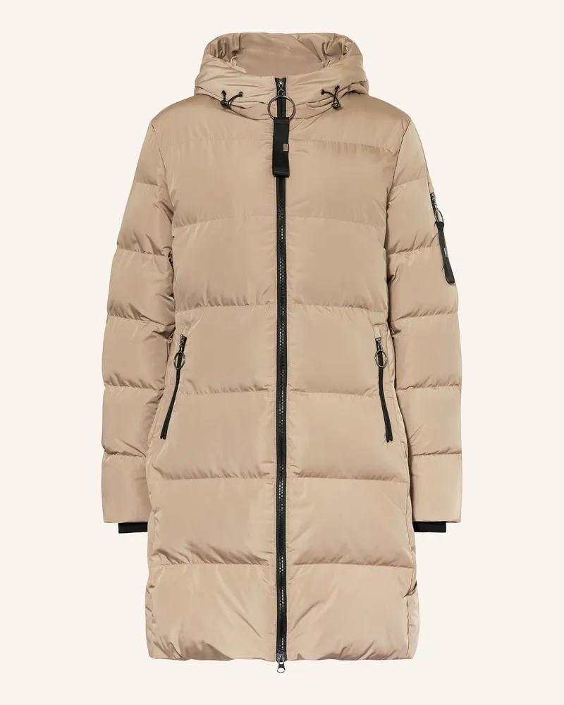 RINO & PELLE Steppmantel Taupe