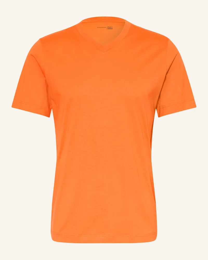 Schiesser Schlafshirt MIX+RELAX Orange