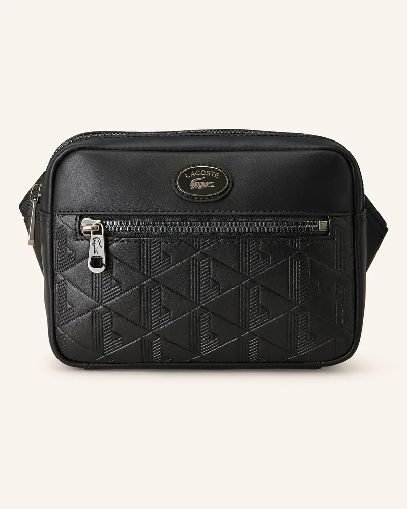 Lacoste Umhängetasche schwarz Schwarz