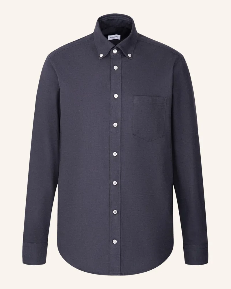 Seidensticker Flanellhemd Regular Fit Grau
