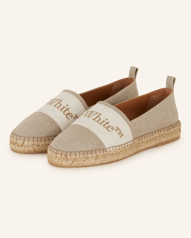 OFF-WHITE Espadrilles BOOKISH Beige