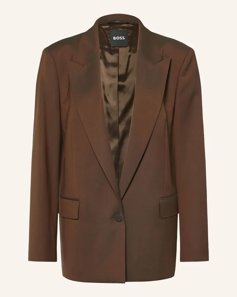 HUGO BOSS Blazer Jemmala braun Dunkelbraun