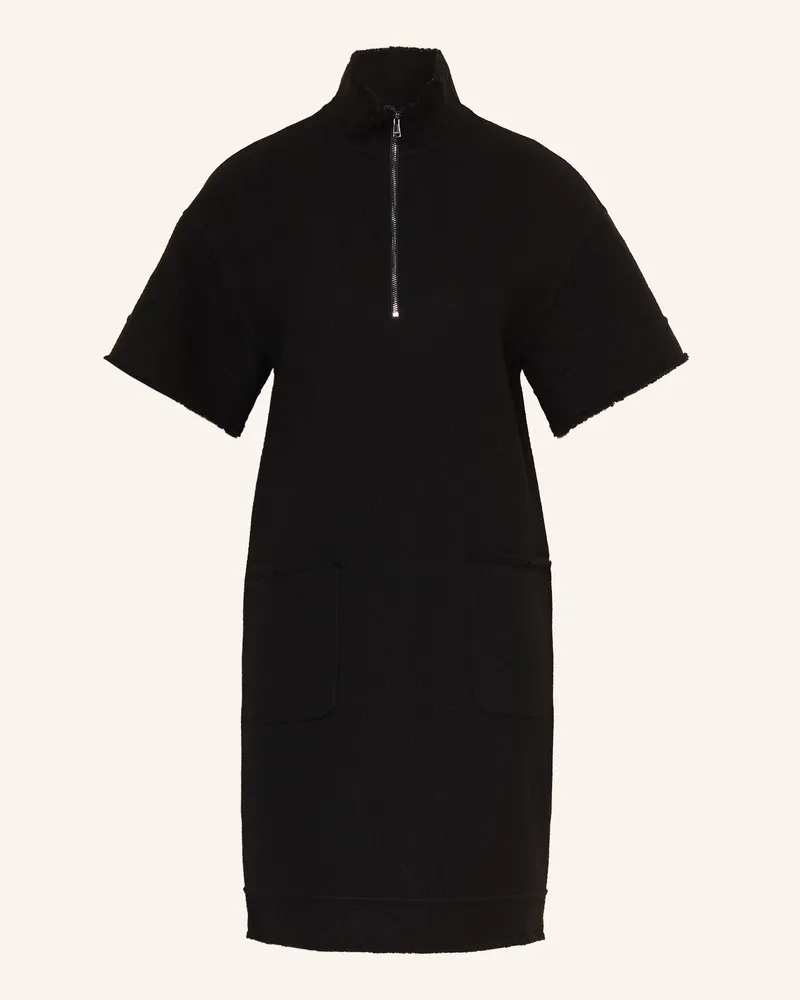 Max Mara Tweed-Kleid Savana schwarz Schwarz