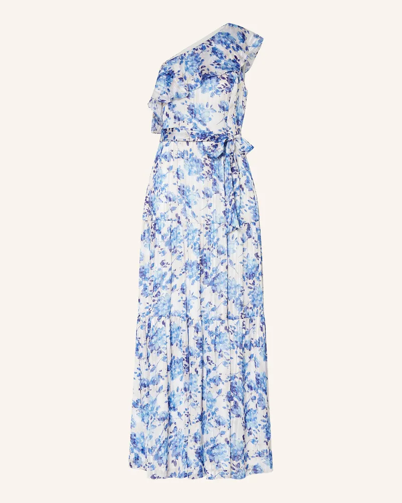 Adrianna Papell Abendkleid Mit Glitzergarn blau Creme