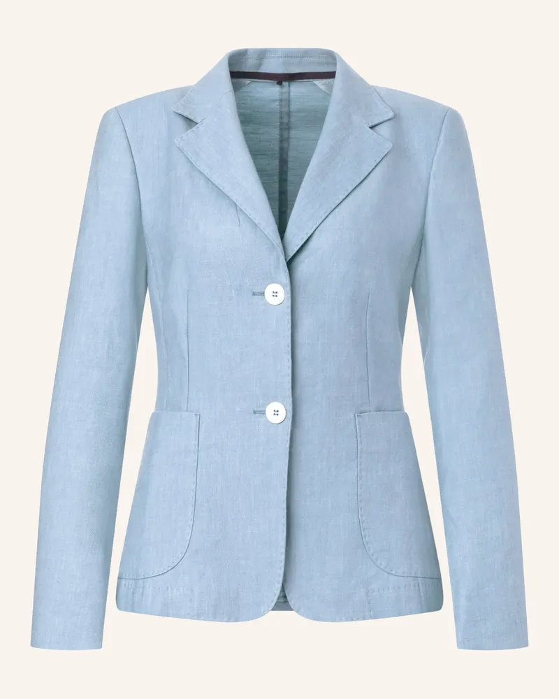 windsor. Blazer Mit Leinen blau Hellblau