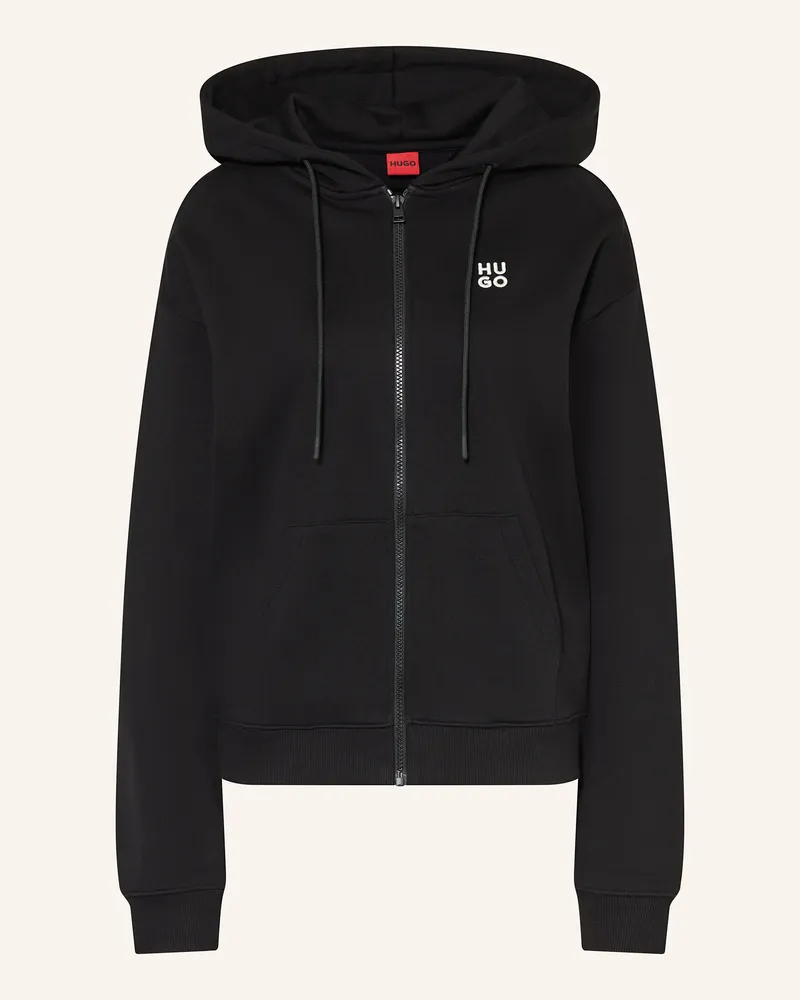 HUGO BOSS Sweatjacke DALFINE Schwarz
