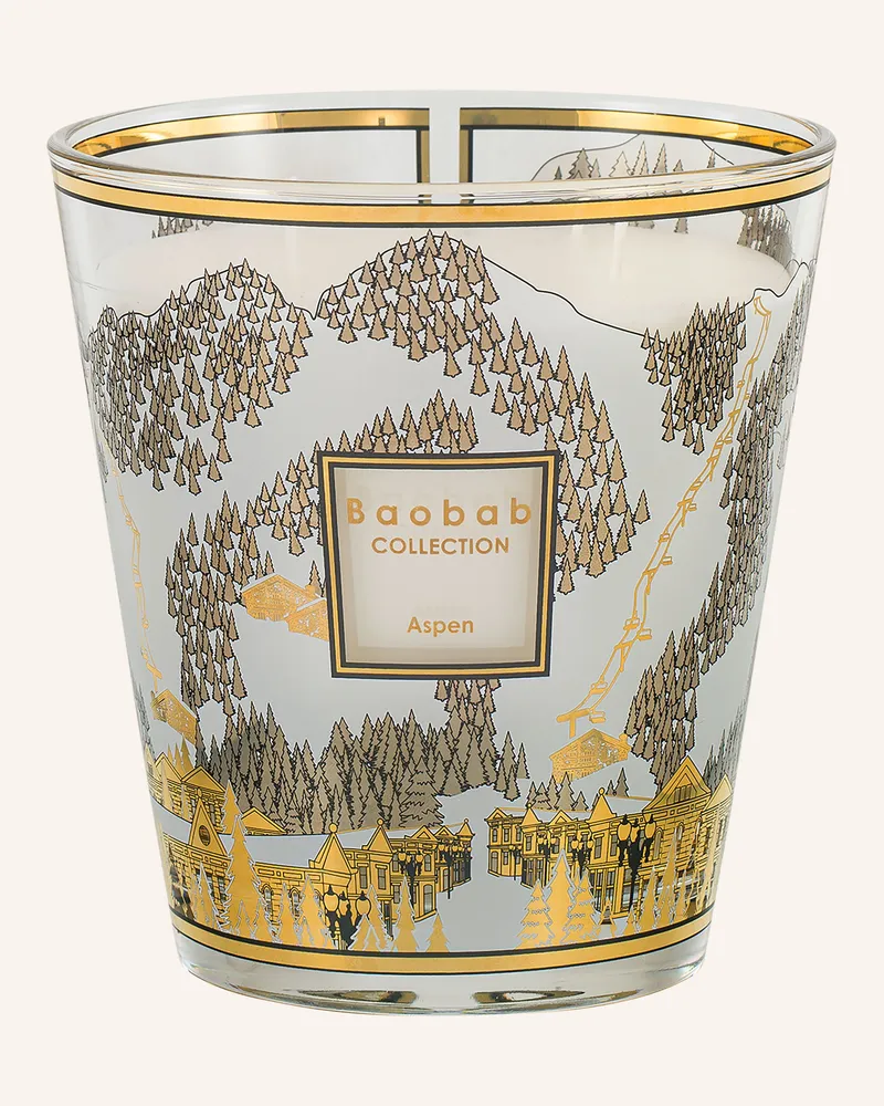 Baobab Collection Duftkerze Aspen schwarz Schwarz