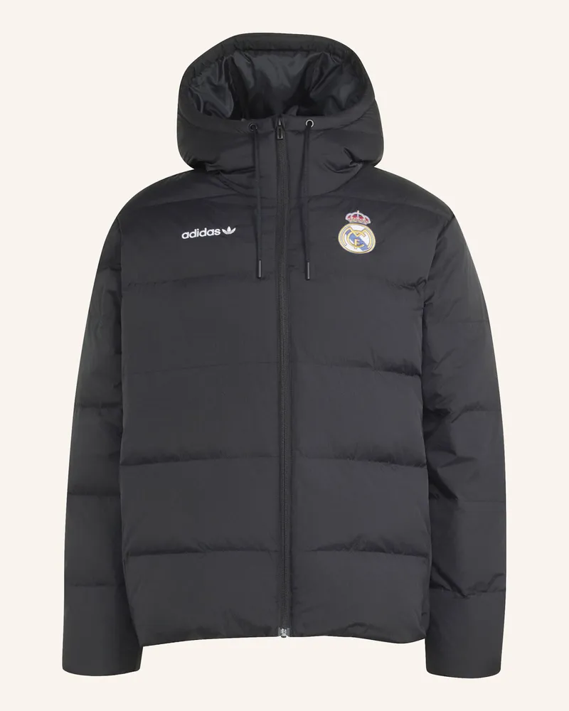 adidas Real Madrid Eqt Daunenjacke schwarz Schwarz