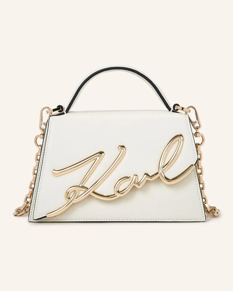Karl Lagerfeld Umhängetasche weiss Weiss