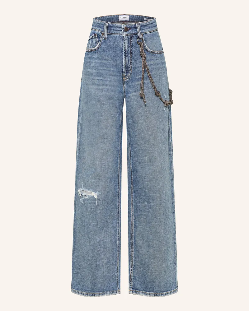 Cambio Wide Leg Jeans blau 5290
