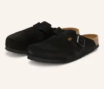 Pantoletten Boston schwarz