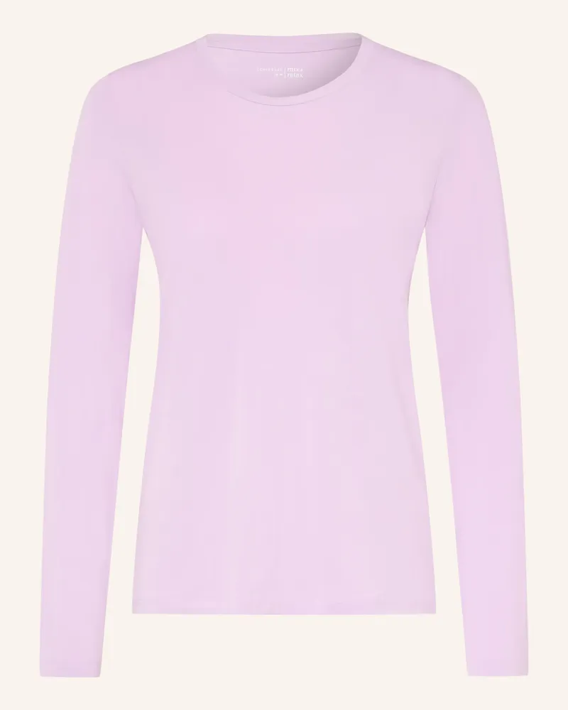 Schiesser Schlafshirt Mix + Relax rosa Helllila