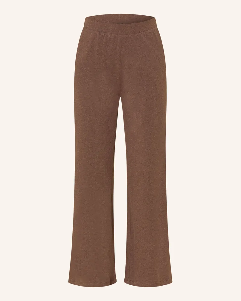 Marc O'Polo Schlafhose braun Braun