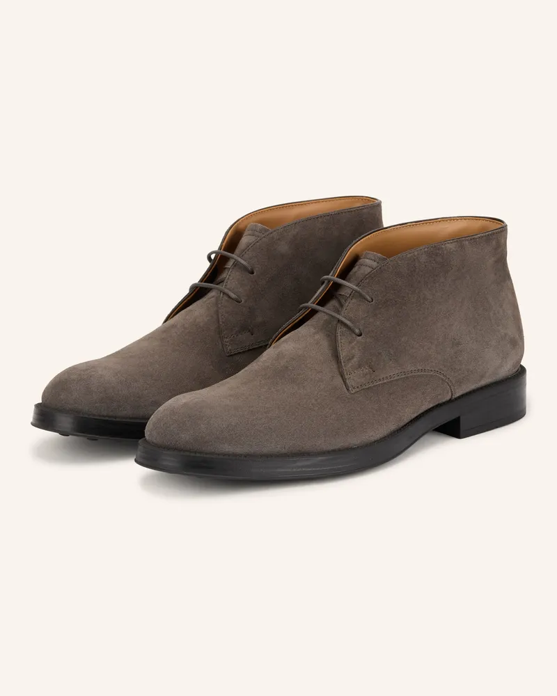 TOD'S Desert Boots braun Grau