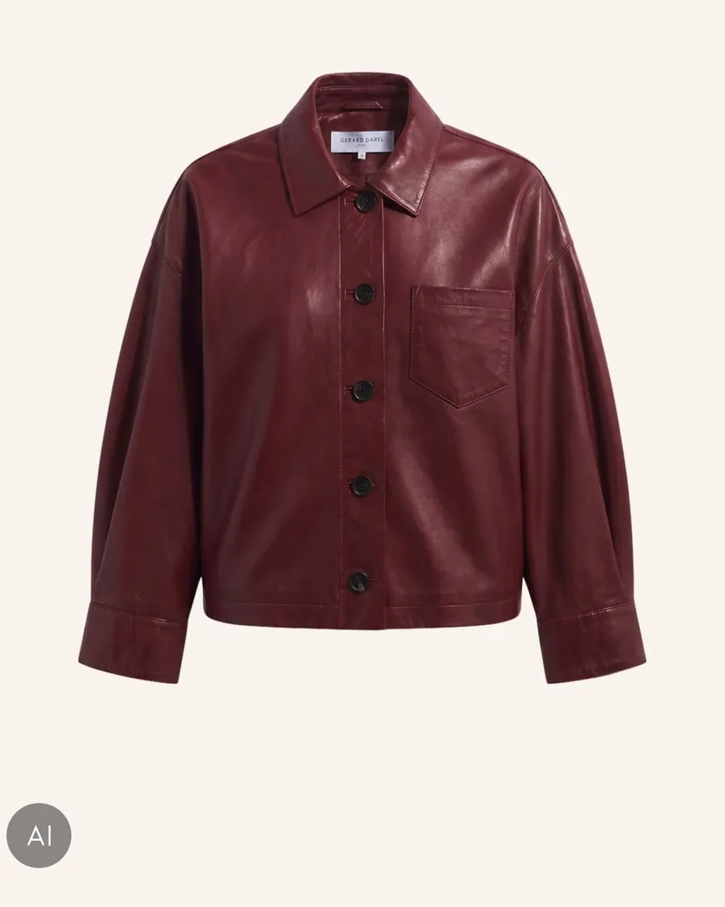 Gerard Darel Jacke Penny rot Dunkelrot